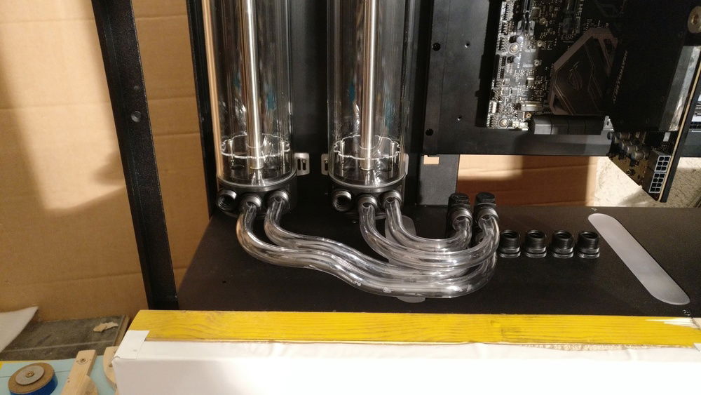 It's even kind of horizontal. But now I don't have much tubes left.