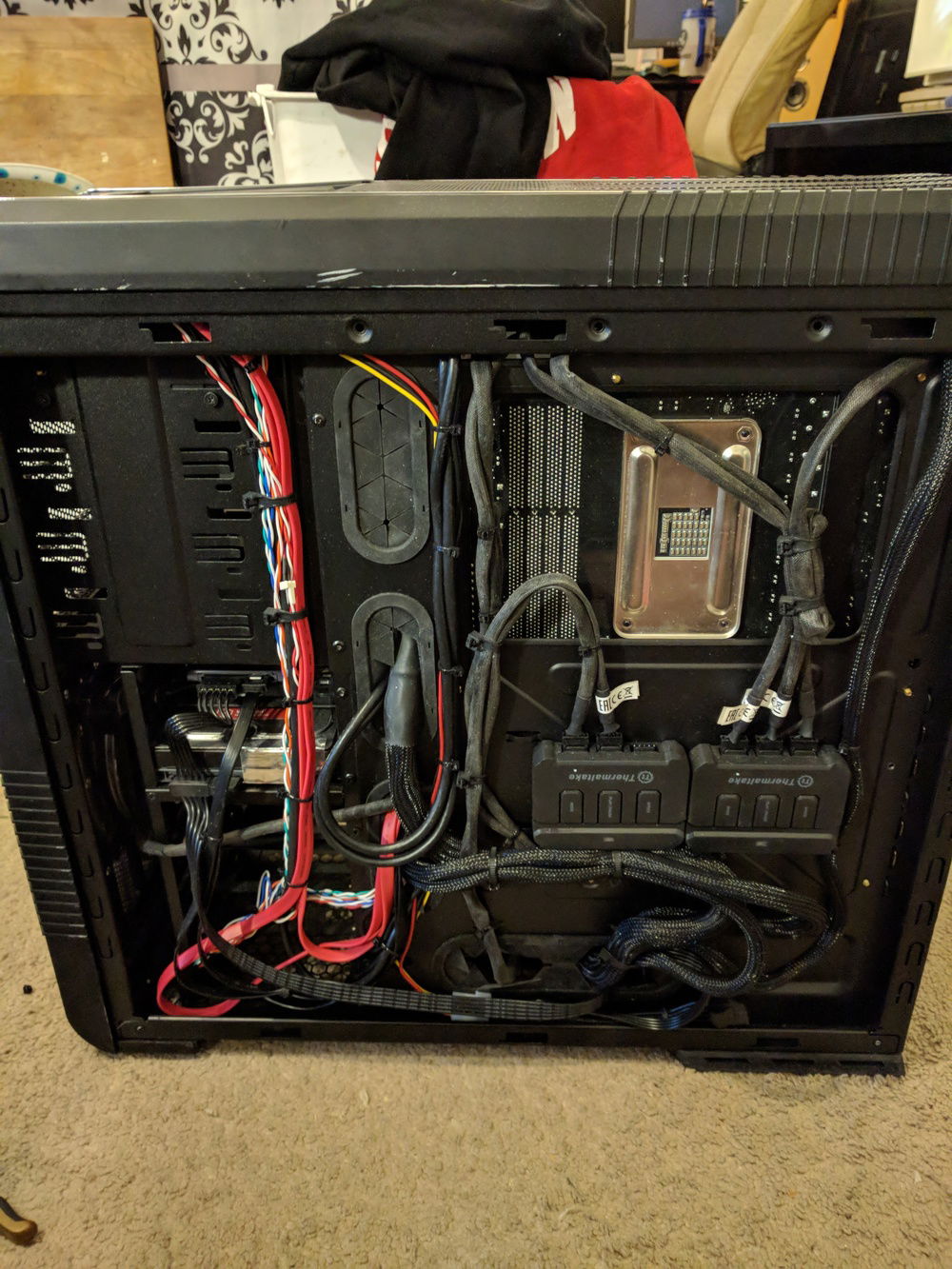 Cable management is key