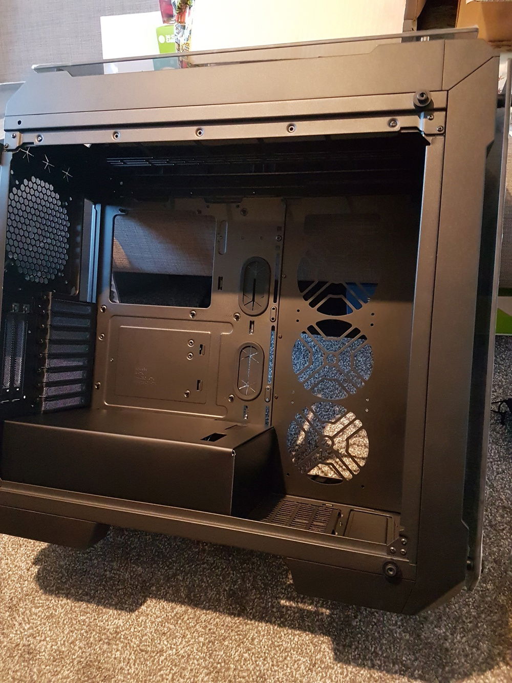 basement and rear panel installed