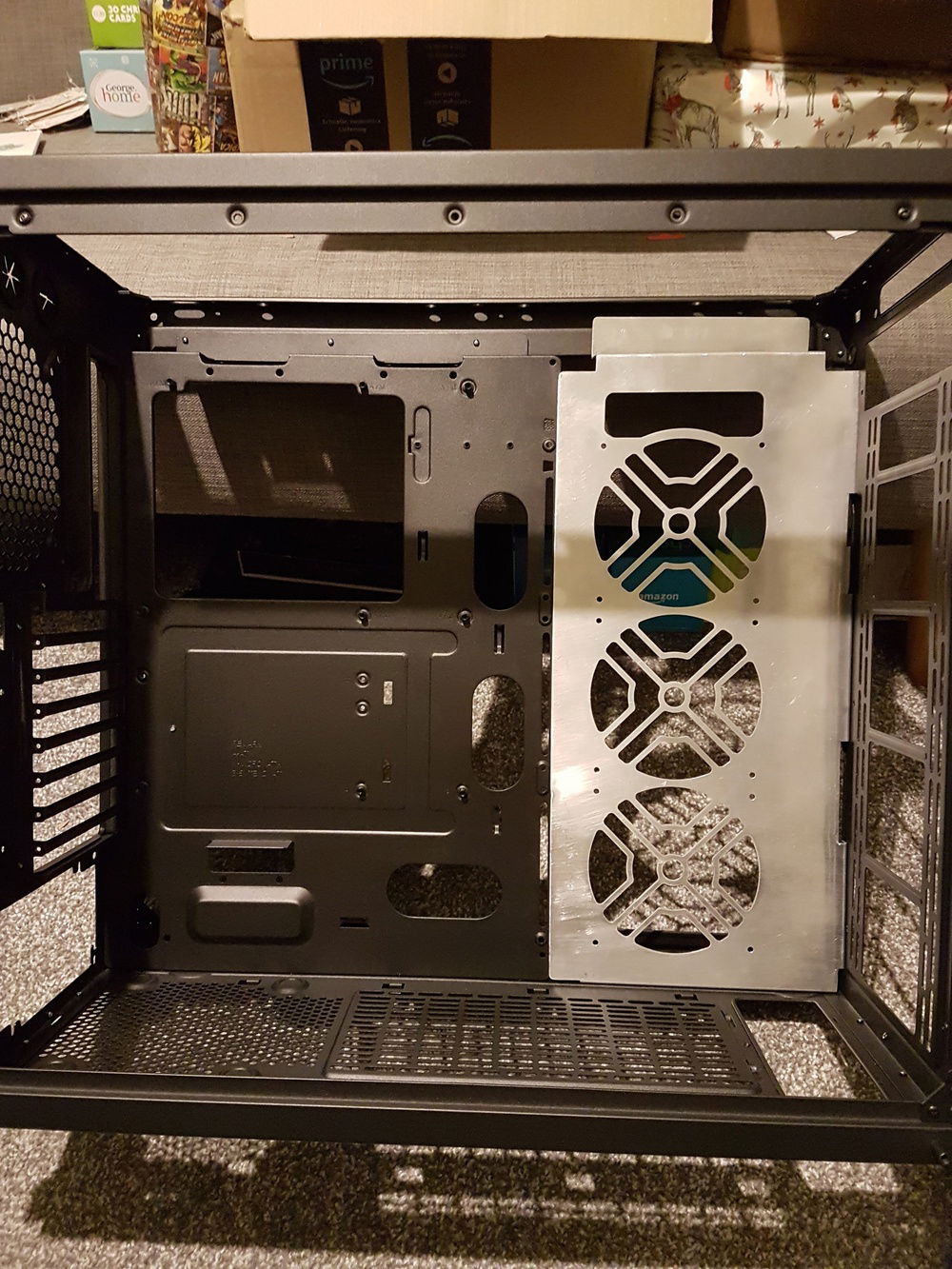 Test fit of the back panel