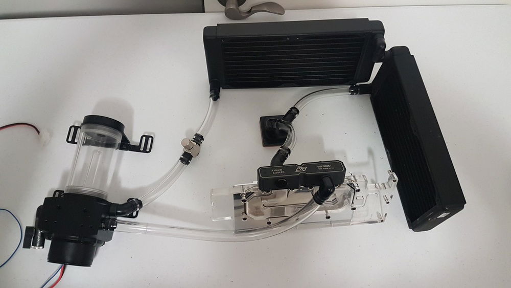 I had picked up a waterblock for my EVGA 980Ti, only to find out my D5 pump was dead too.  By the time I had a new pump, the waterblock and GPU had been sold and replaced by the Zotac 1080Ti AMP