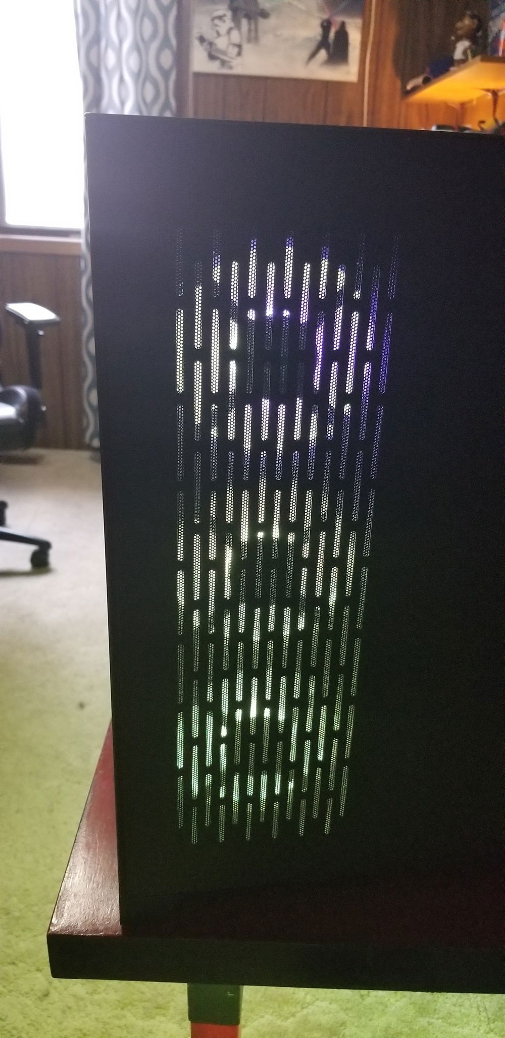 One of things I love about this case is all the vents and filters the filters are very easy to dust off