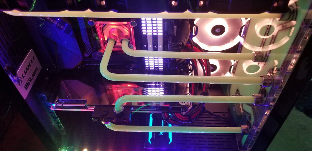 Originally I only had the white corsair ram and I wanted to upgrade to 32 but i could only find it in black and i thought that It would look good so I'm happy with how it looks