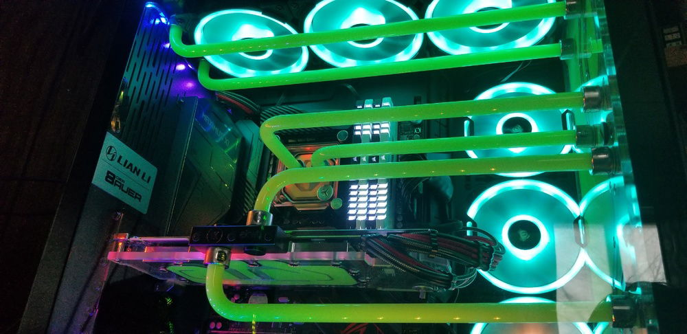 So the case came with all the parts for the loop it was fairly easy even for the first time doing any watercooling