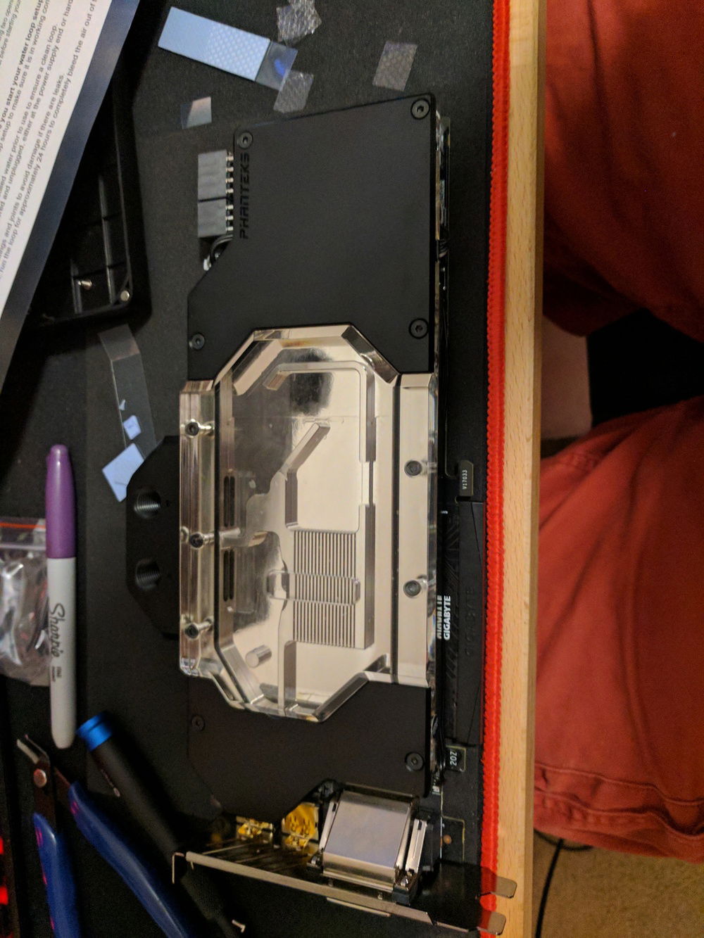 Phanteks	Glacier 1080Ti installed