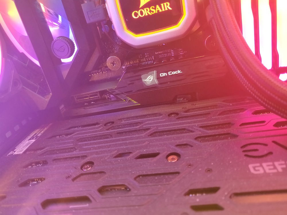 Oh, Cock. By the way, it seems Asus Aura and LiveDash software will be messed up if multiple versions of Visual C++ are installed. I uninstalled all Visual C++ before installing these two apps in order to make them work properly. After installation, maybe you can add more Visual C++ software as you want.