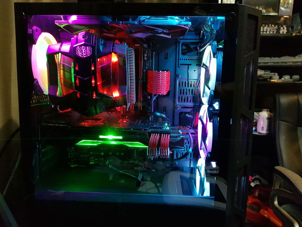 Looks awesome at night....Like a mini engine inside