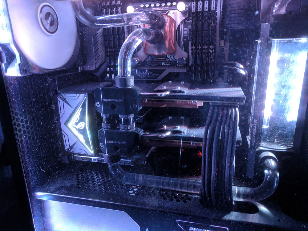 I know it's dusty, it's just over a month away from it's annual teardown/cleaning, so this is about as bad as it gets.