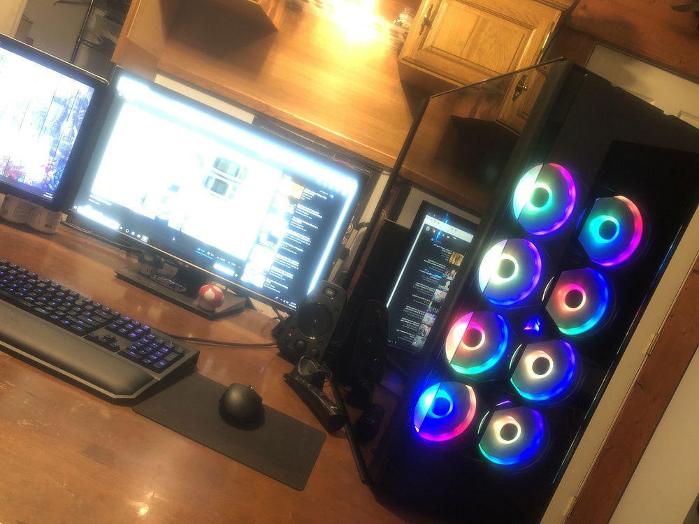 System part way up and running