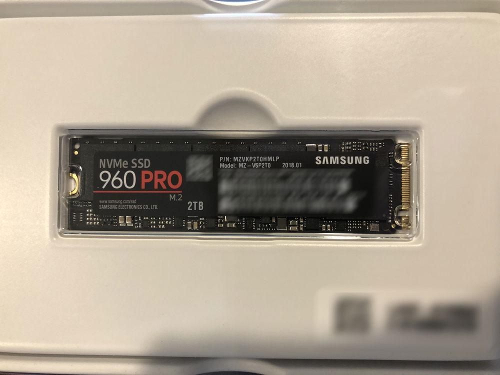 The glorious 2 TERABYTE NVME disk.