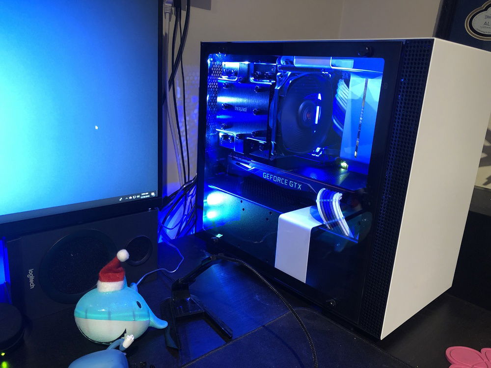 Before the custom loop project. CPU cooled by Dark Rock Pro 4.