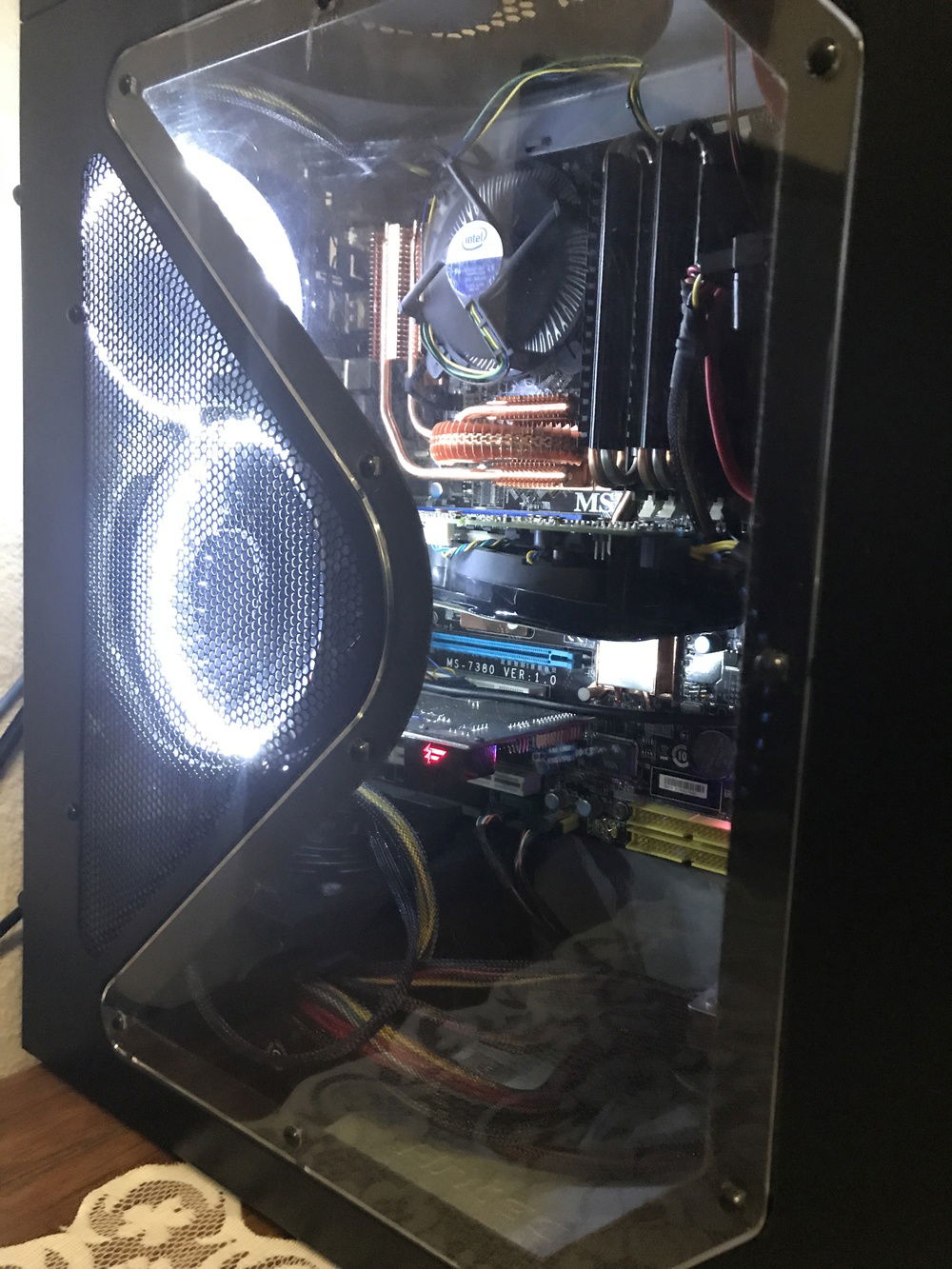 Check out that passive heat sink on mobo!