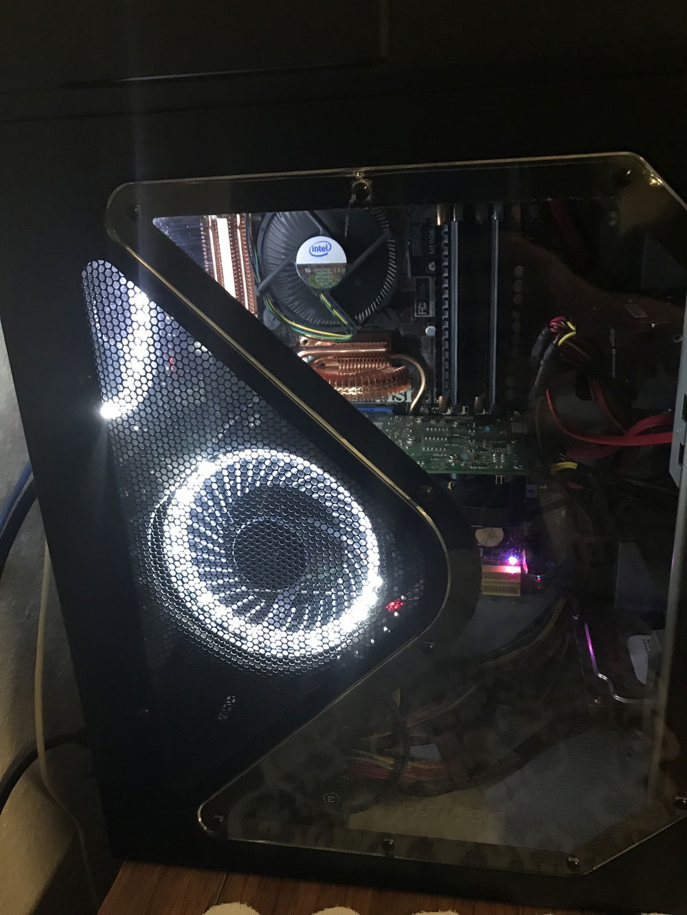 Threw in some led fans to be  cool
