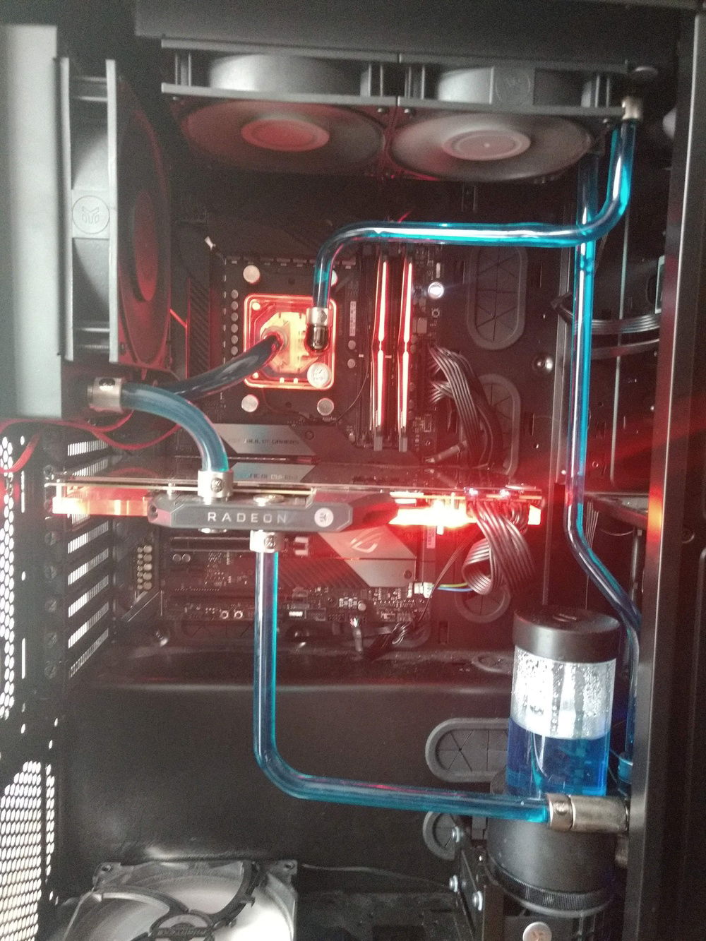 Waterblock added to GPU