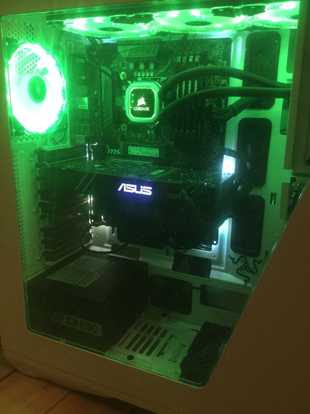 The components within