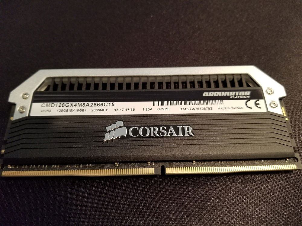 Corsair Dominator 128GB kit - 8x16!