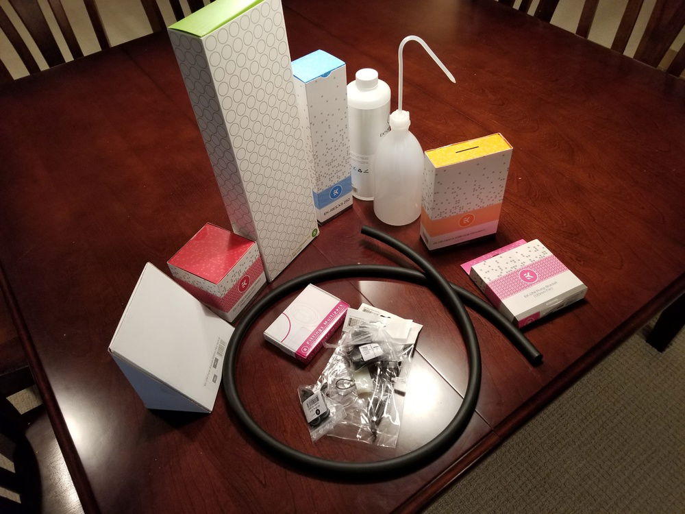 EKWB parts for cooling, I replaced the black tubing with PrimoChill Advanced LRT Arctic White for color