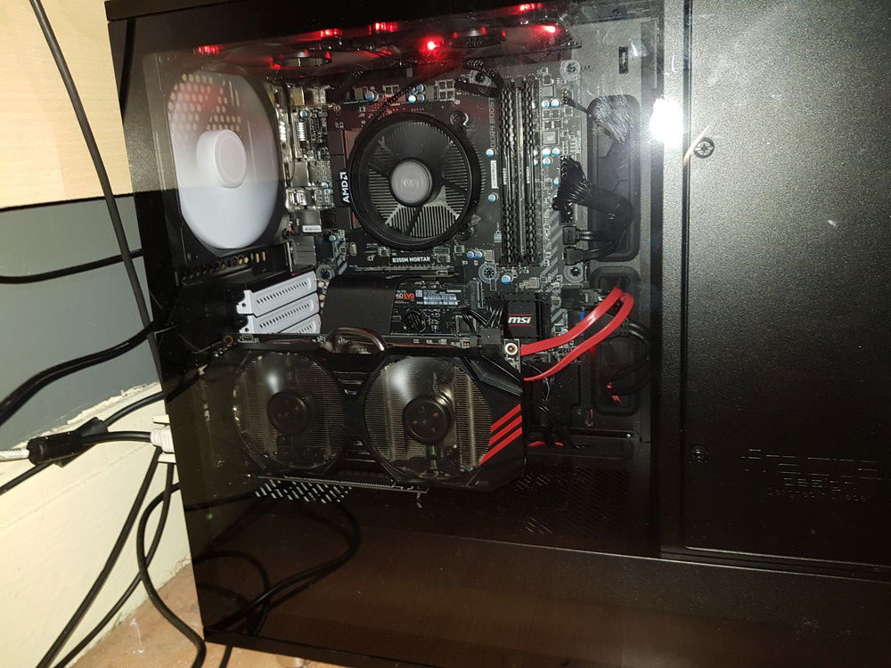 Temporary picture for now, added storage and redone cable management since first built - will add pictures shortly