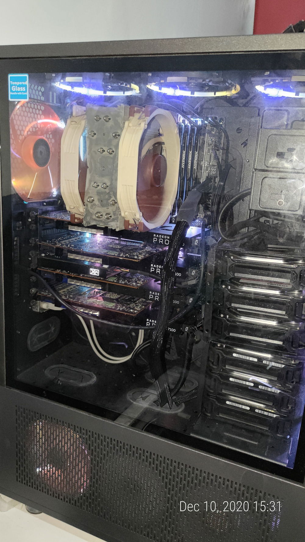 After December 2020 rework. Goodbye riser cable, hello cleaner look.