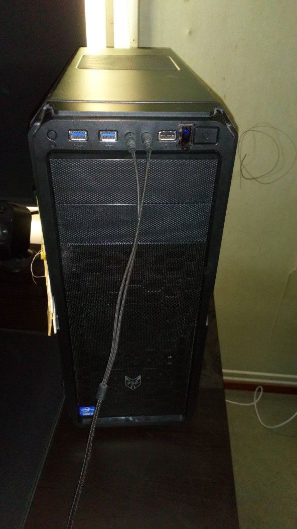 Front panel (old case)