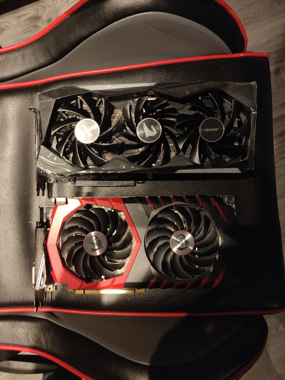 The old next to the new!