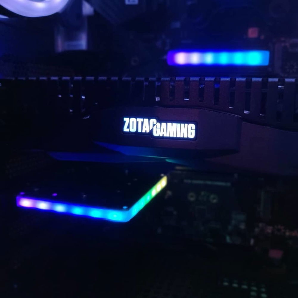 Framed Zotac RTX 2070 in wonderful RGB