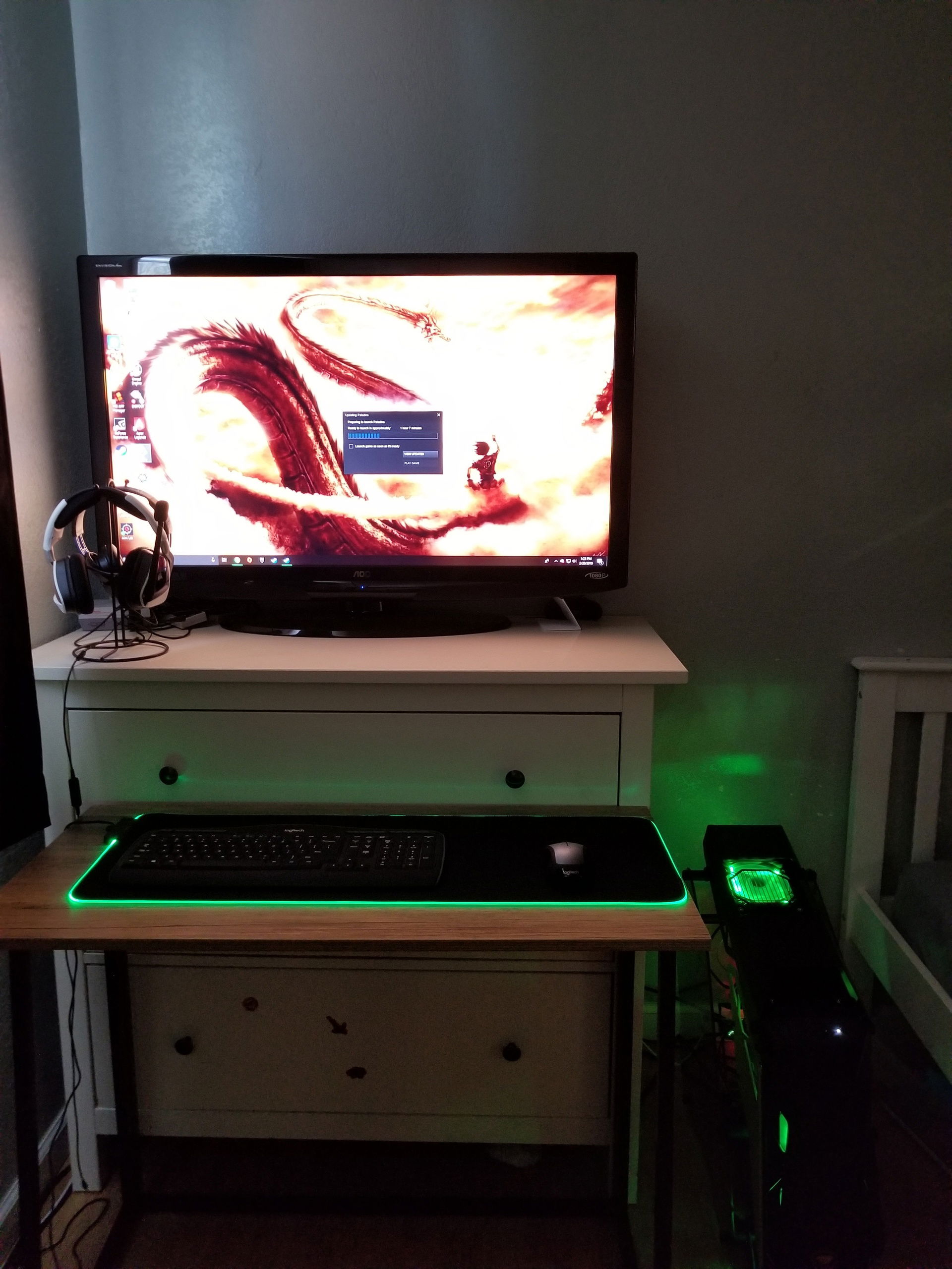 Black and green ultimate gaming PC » builds.gg