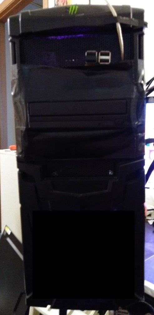 lost the dam covers... DUCTPAPE !!