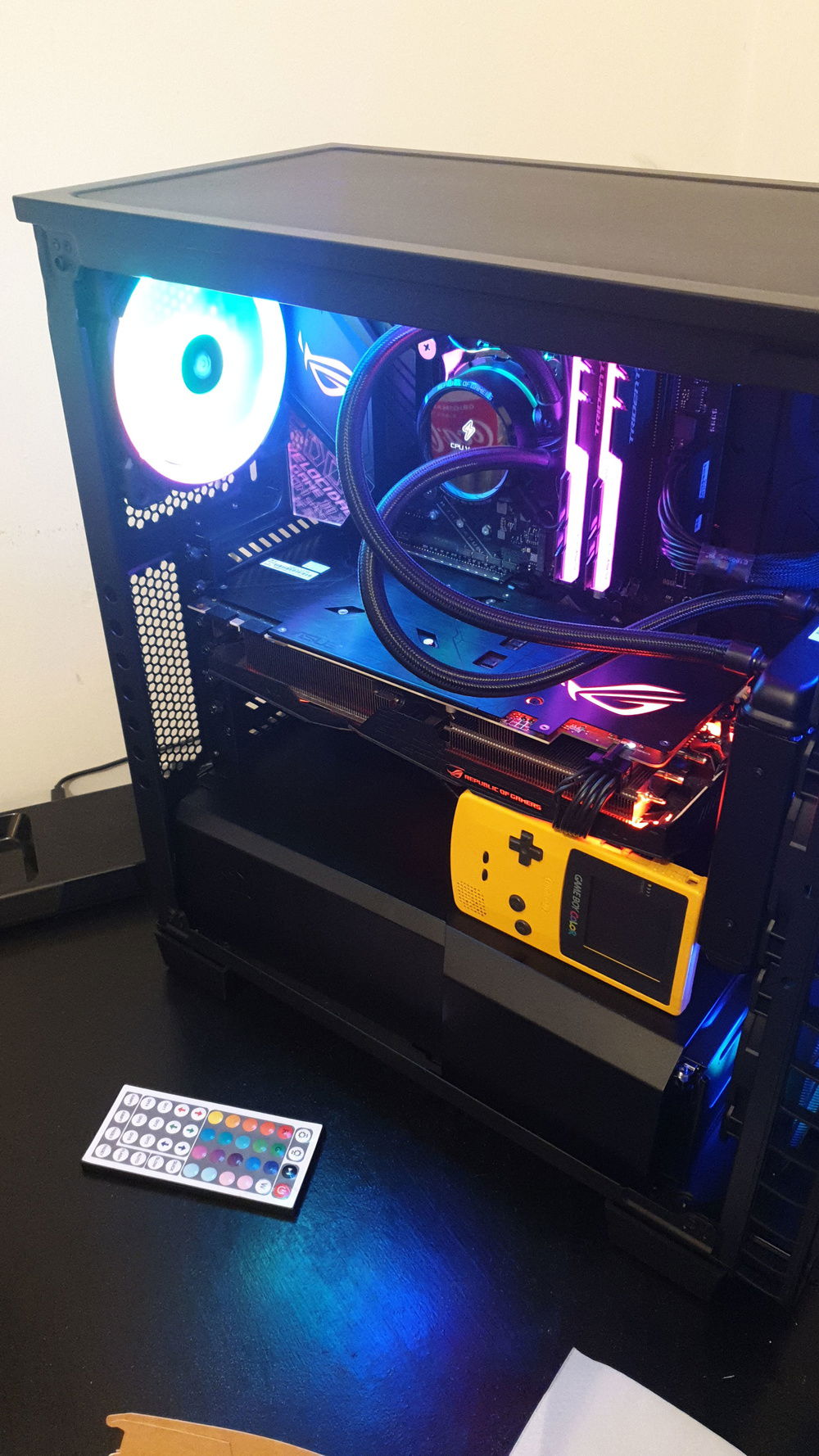 Whacked the 1070ti in it to complete the build, with added GBC to combat the gpu sag