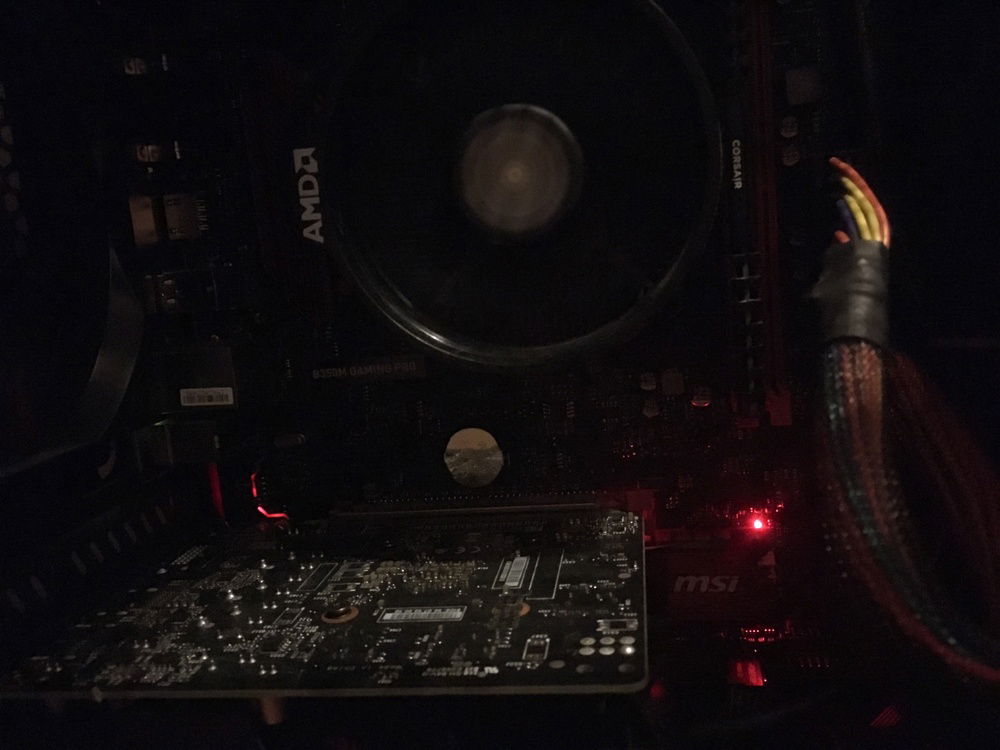 stock AMD Wraith cooler