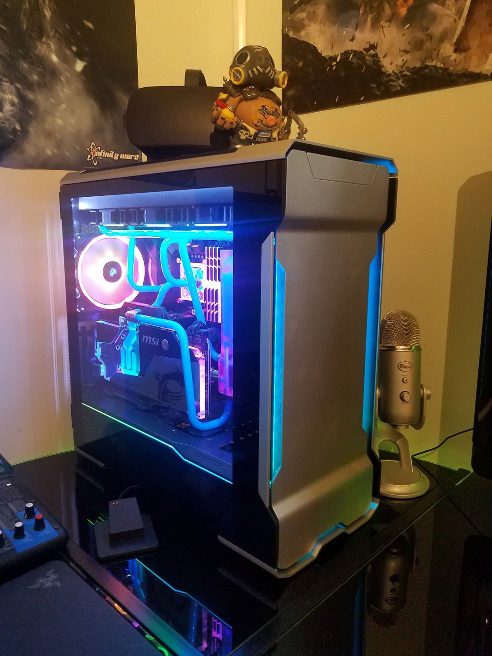 With the rainbow's turned on