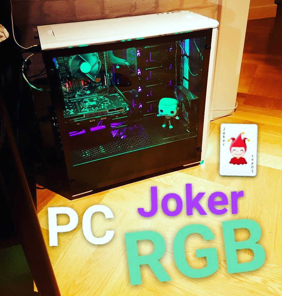 Old school Joker Pc i built during my birthday.
P.s.
My First  build :)