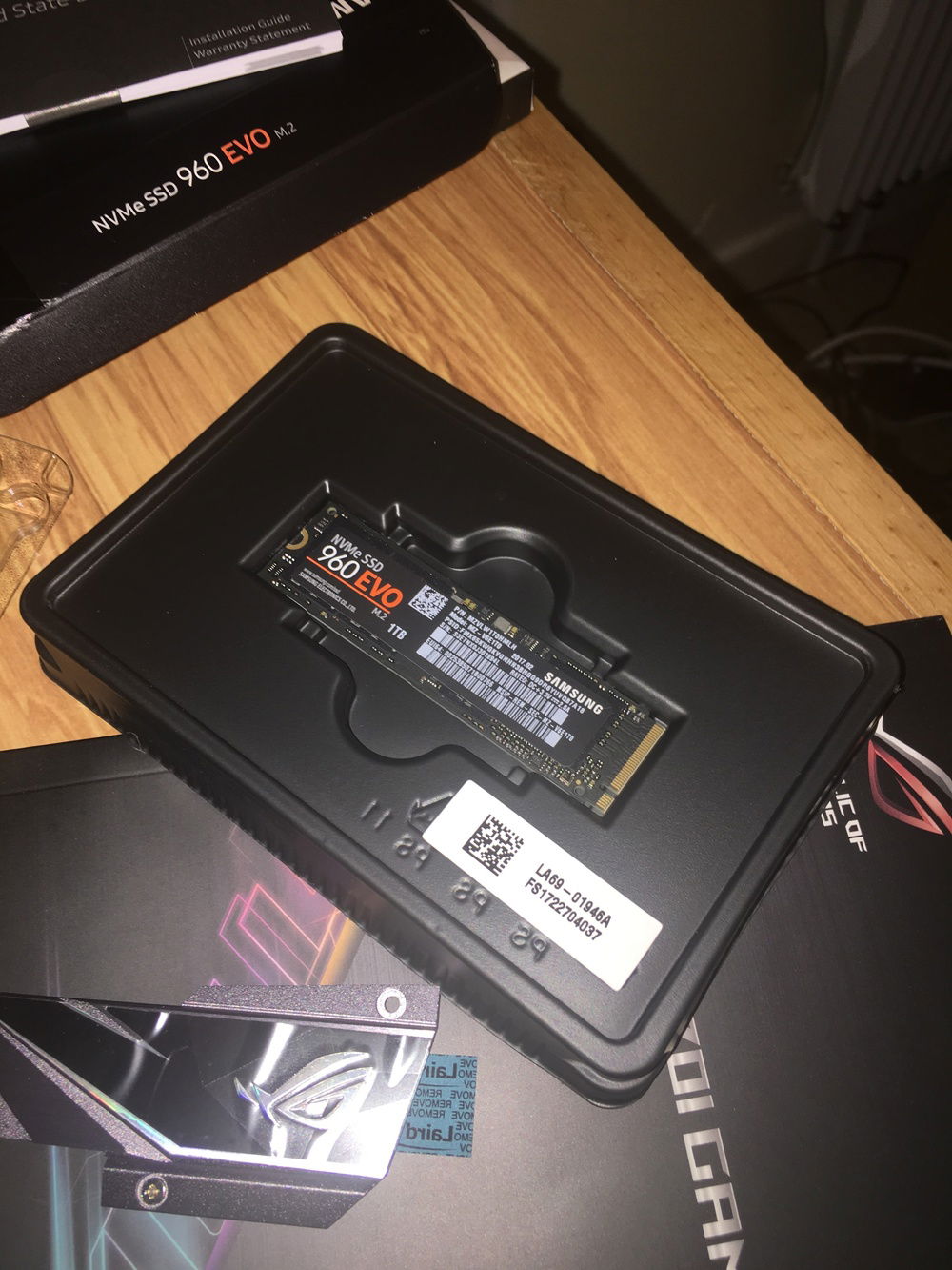 M.2 SSD. It was physically way smaller than I was expecting.