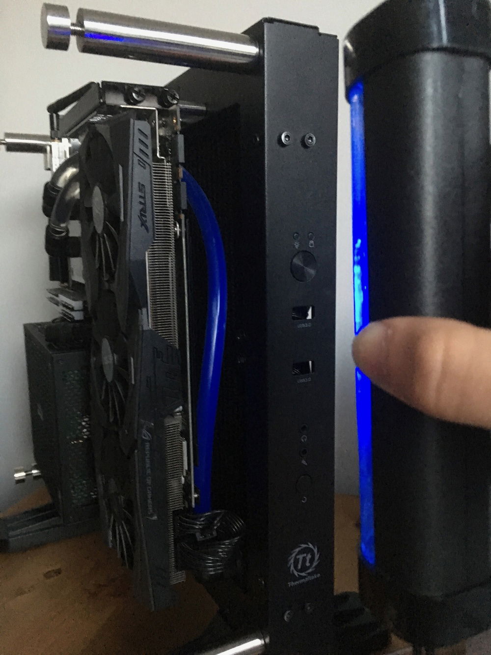 UV light to show reactive coolant. Not overly exciting... still cool.