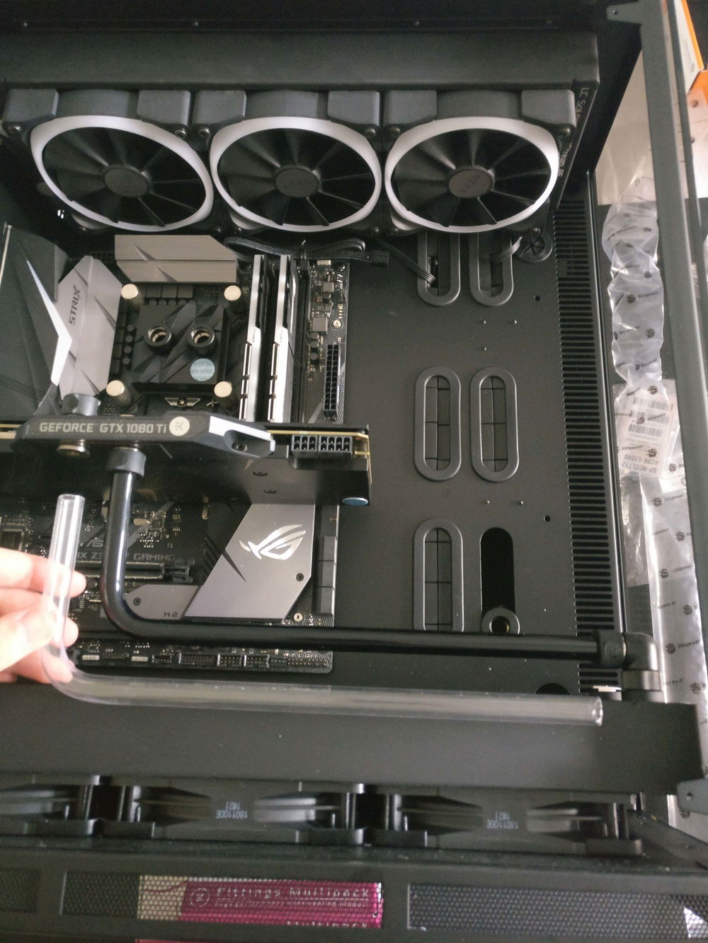 Trying to choose black on clear