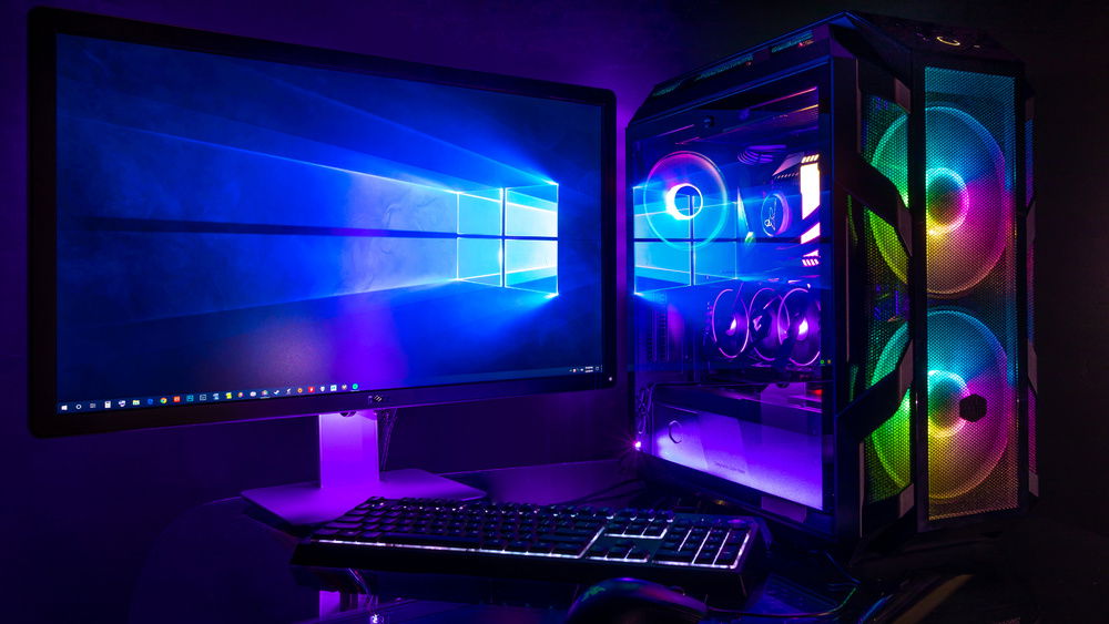 The finished build with everyone's favourite "Rainbow Unicorn" theme.