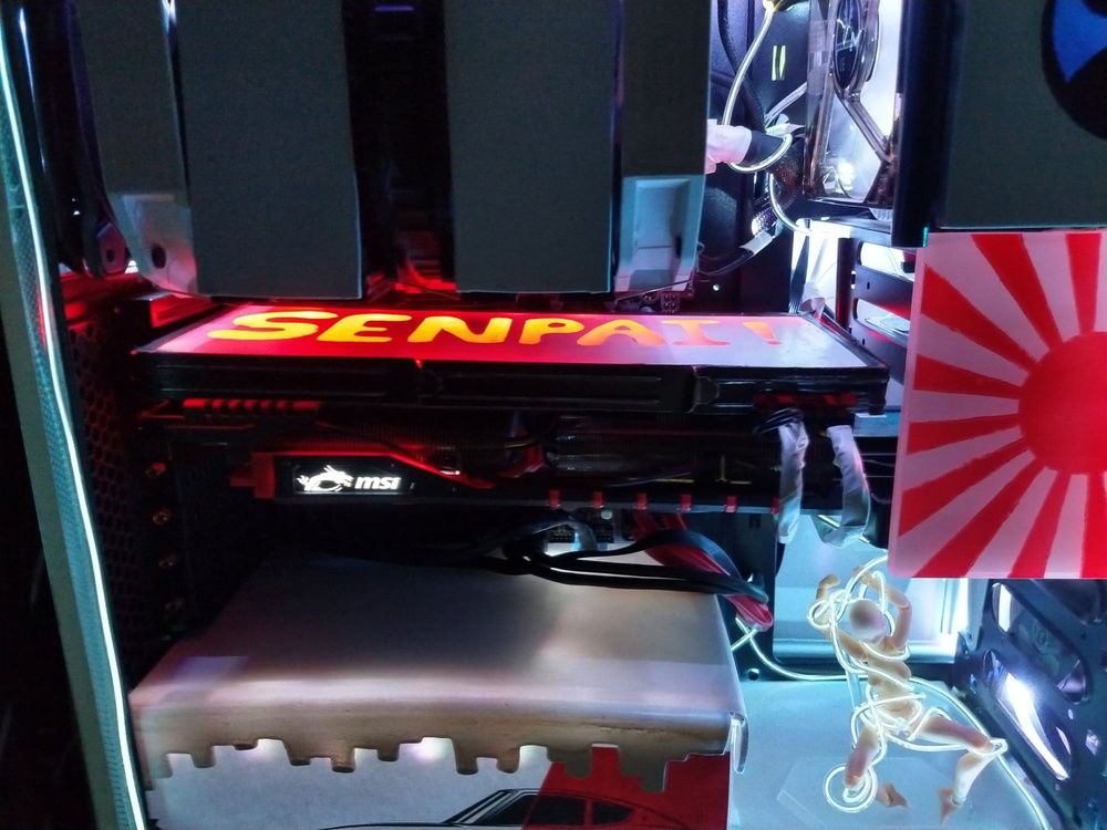 Senpai LED-lit backplate