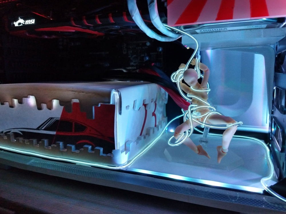 CPU Shroud and figurine