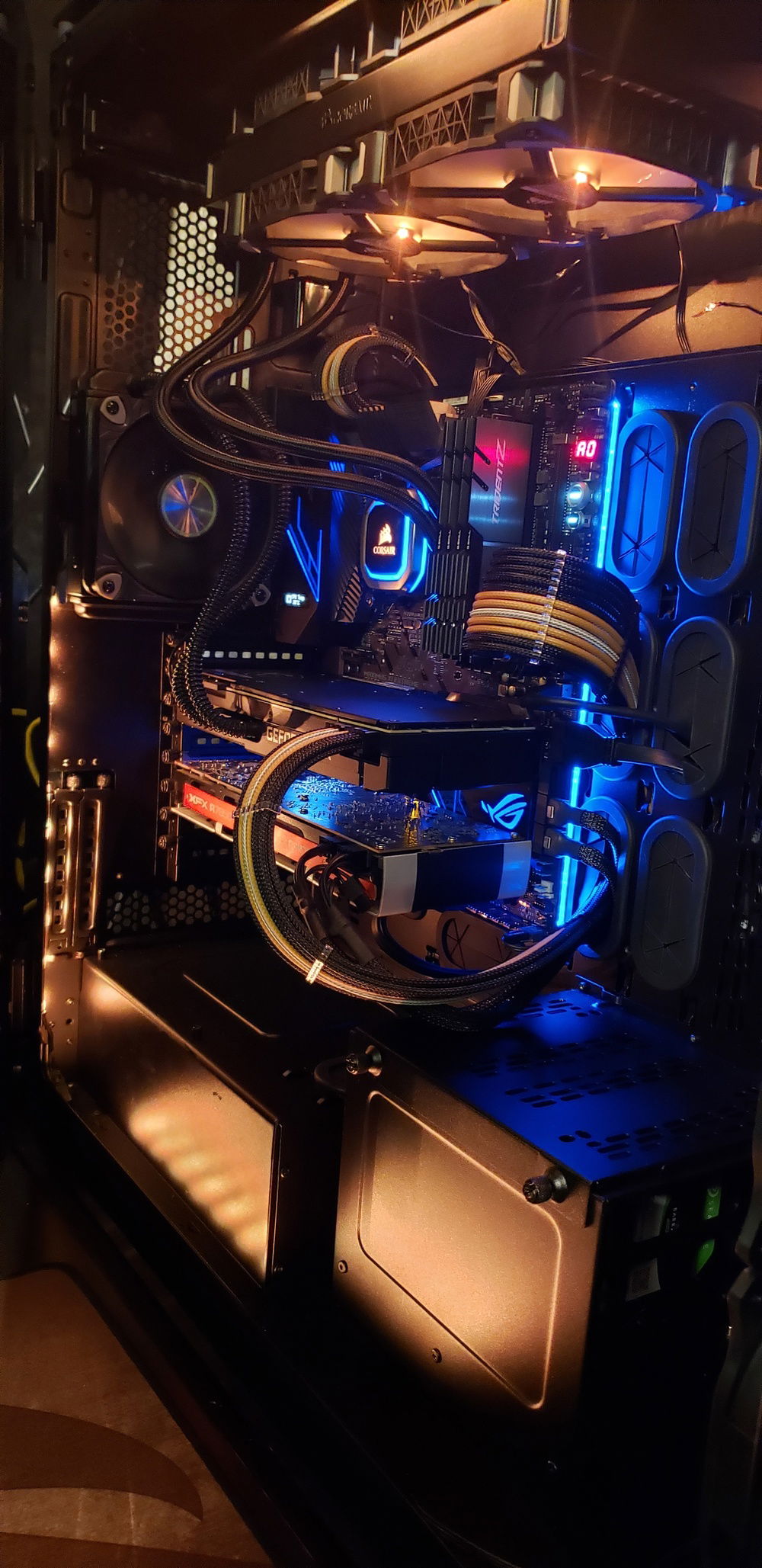 Gold and Blue,  is more subtle and my style