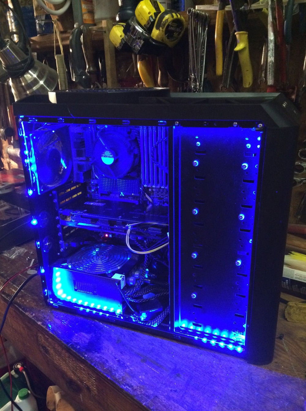 view with thew outer panel off