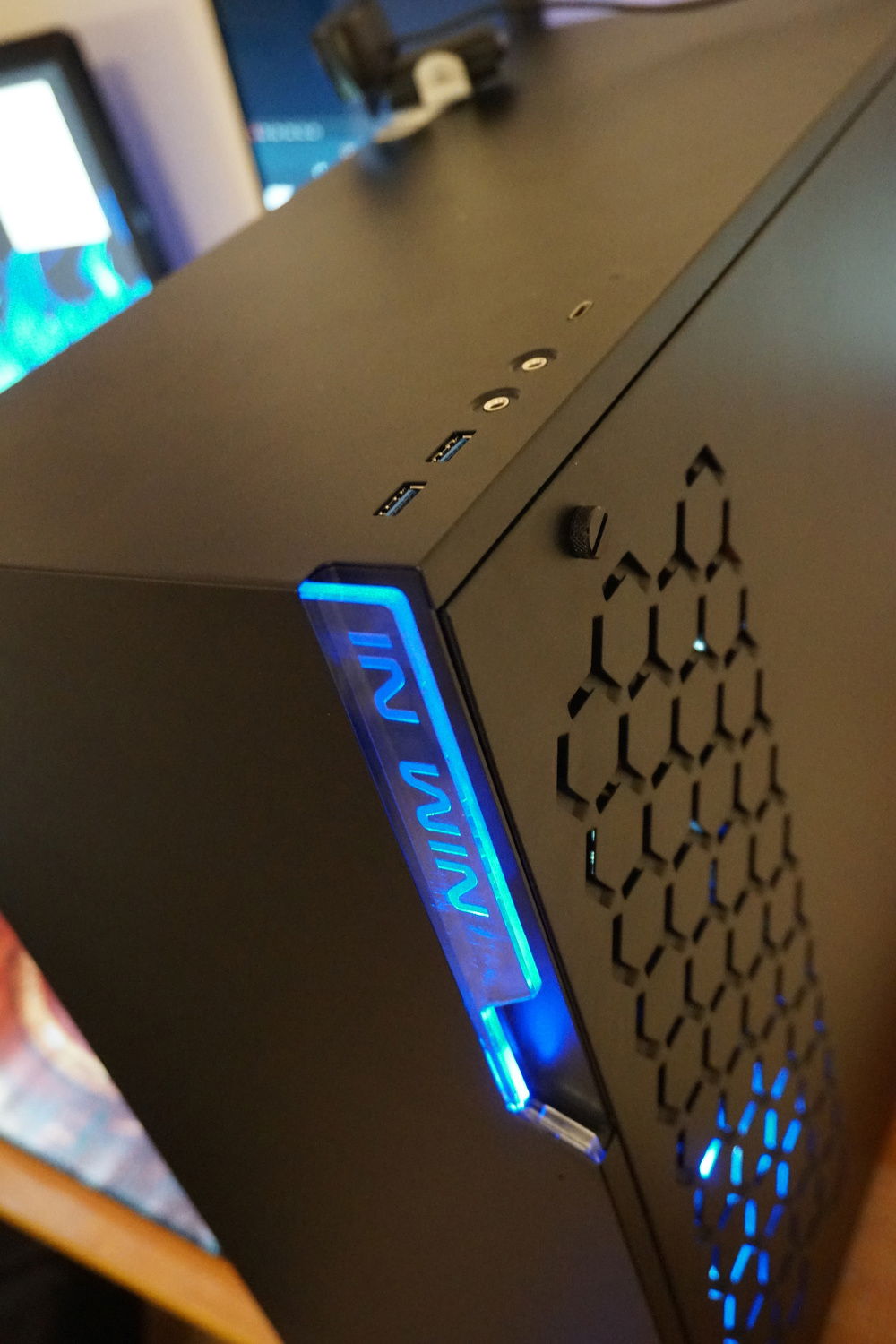 The ventilation in the back