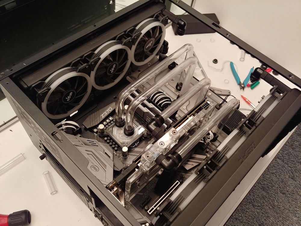 This is before I shortened the CPU runs to bring it closer to the board