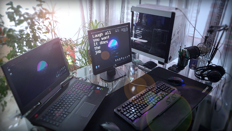 My full desk . I did edit abit .