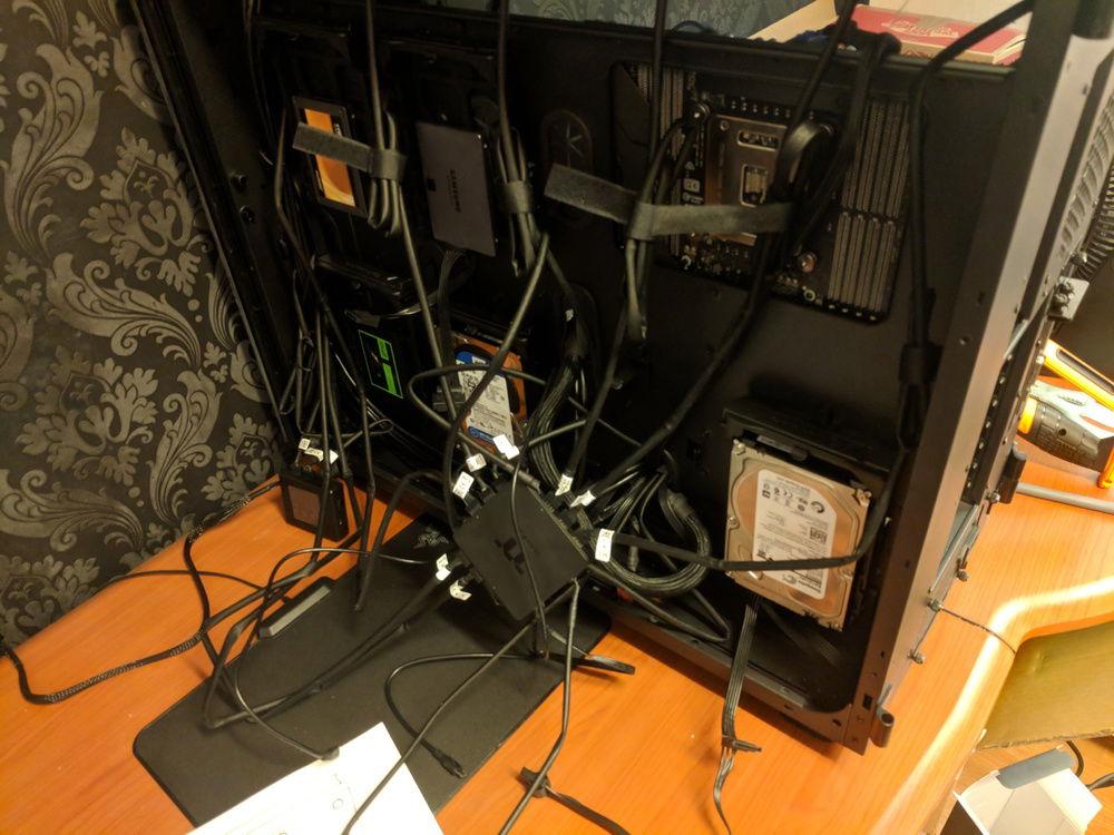 Cable management needs some attention.