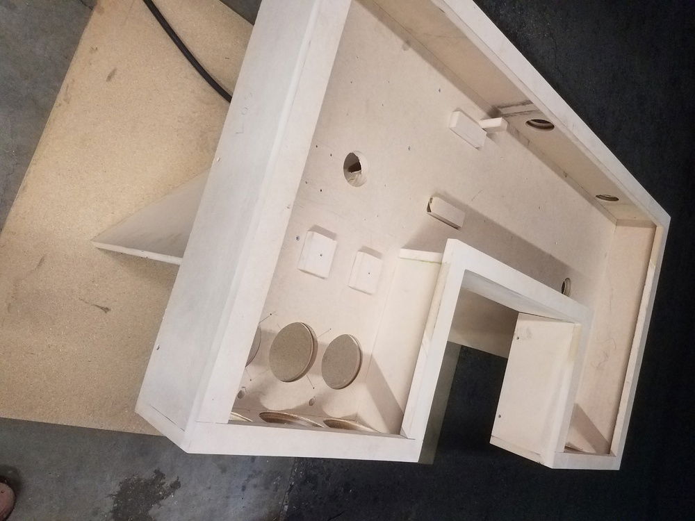 Finished drilling, starting painting