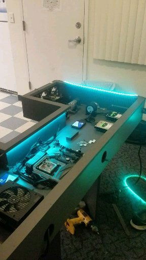 Installing the RGB strip