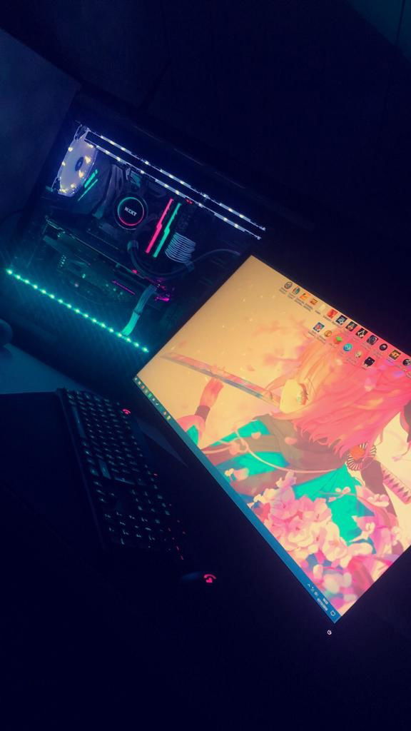 Overview of my desk. Please read about me on my profile.