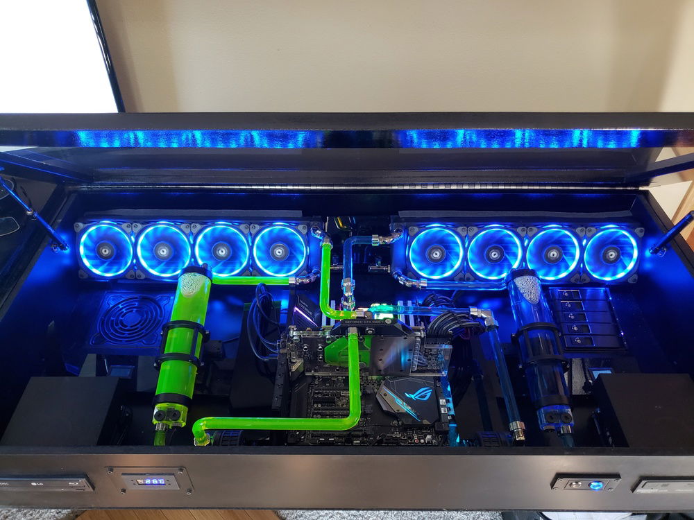 The PC, desktop open