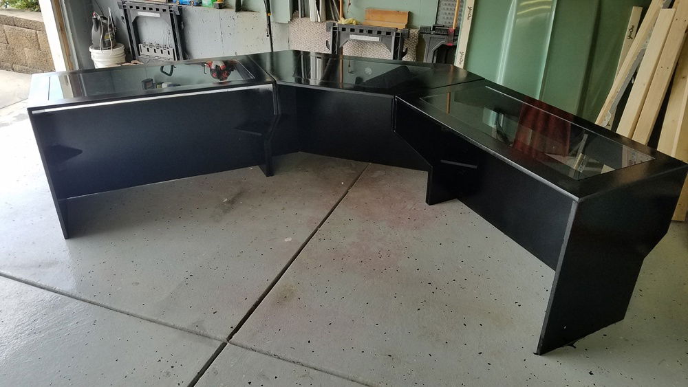 Painting finished - tempered glass installed