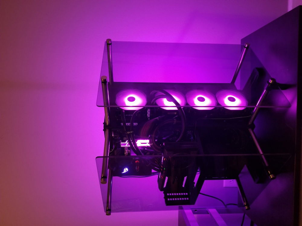 This is the build from a font side view.